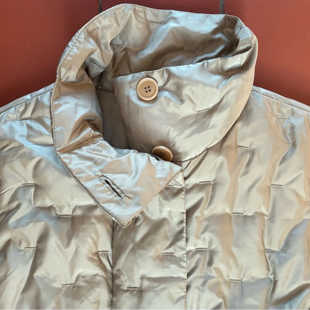 Talbots Light Tan Puffer Vest - Picture 4 of 16